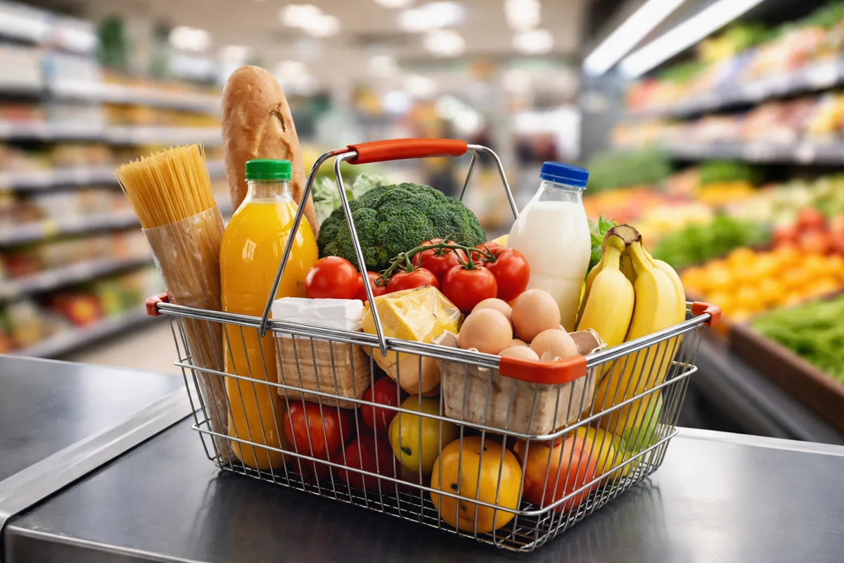 Combien coûte un panier alimentaire moyen en France aujourd'hui